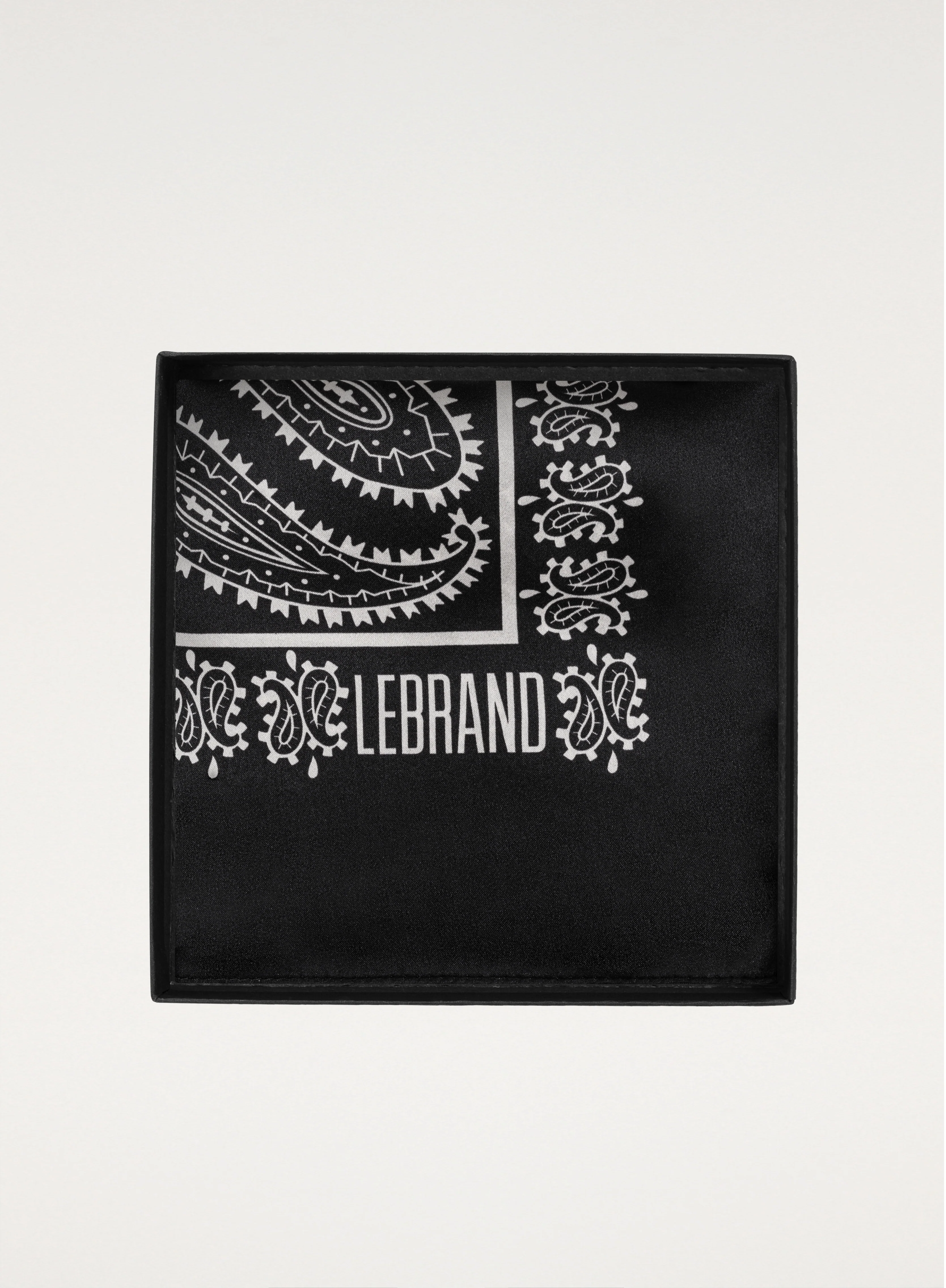 Bandana Jedwabna Czarna - Image 2