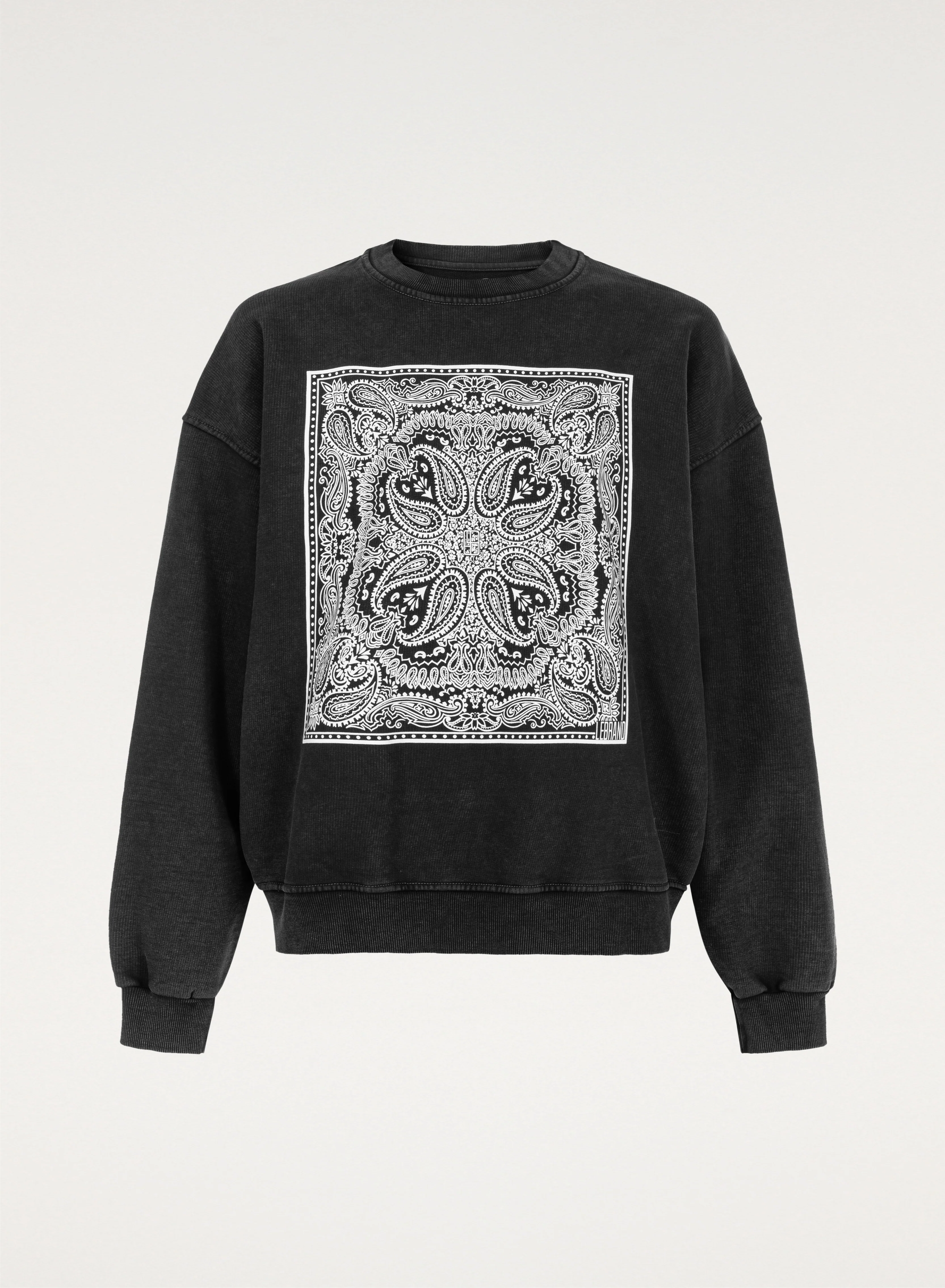 Bluza z bawełny z nadrukiem bandany - Bailey - Image 7